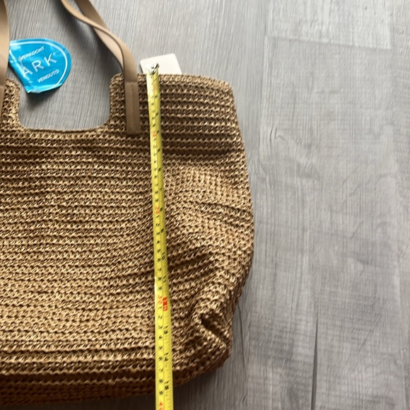 NWT Large raffia tote zip closure by Primark - Picture 4 of 8
